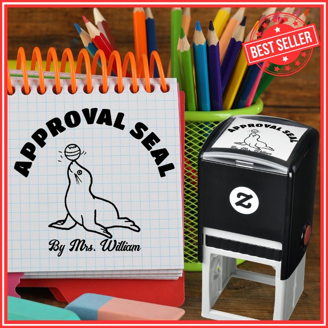  Teacher Approved Seal Self-inking Stamp (Creator Uploaded)