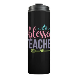 Teacher Art Blessed Teacher Thermal Tumbler