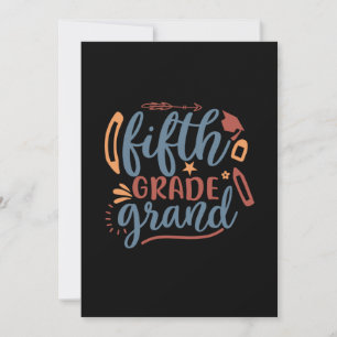 Teacher Art Fifth Grade Grand Invitation