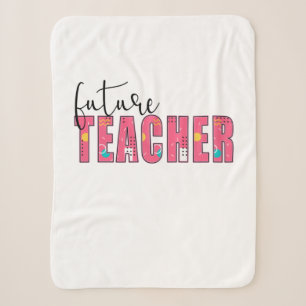 Teacher Art Future Teacher Sherpa Blanket