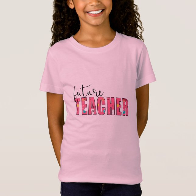 Teacher Art Future Teacher T-Shirt (Front)
