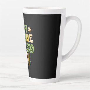 Teacher Art Happy Online Teacher Day Latte Mug