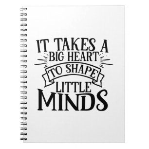 Teacher Art It Shape Little Minds Notebook