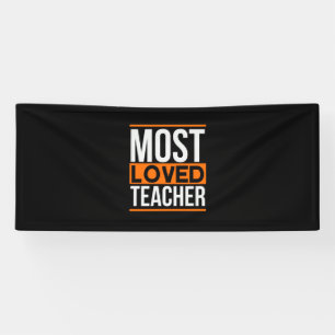 Teacher Art Most Loved Teacher Banner