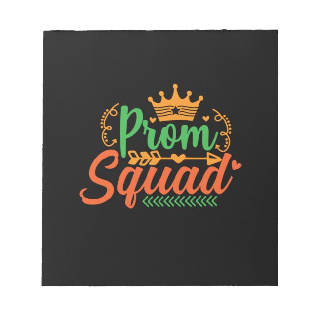 Teacher Art Prom Squad Notepad (Front)