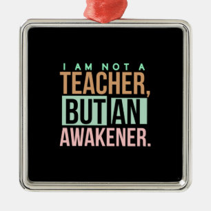 Teacher Art Teacher An Awakener Metal Tree Decoration