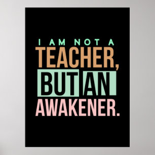 Teacher Art Teacher An Awakener Poster