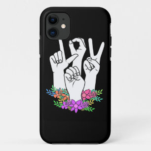 Teacher ASL Hand Sign Case-Mate iPhone Case