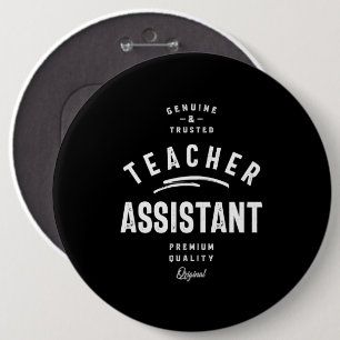 Teacher Assistant Job Title Gift 6 Cm Round Badge