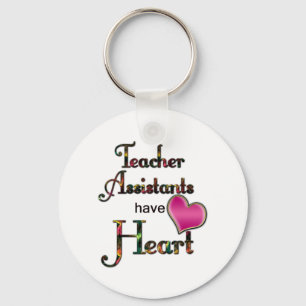 Teacher Assistants Have Heart Key Ring