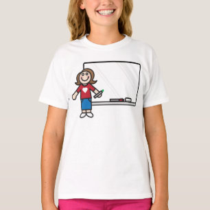 Teacher at Whiteboard Classroom T-Shirt