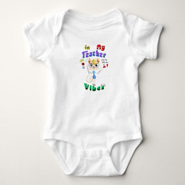 Teacher Baby Bodysuit (Front)