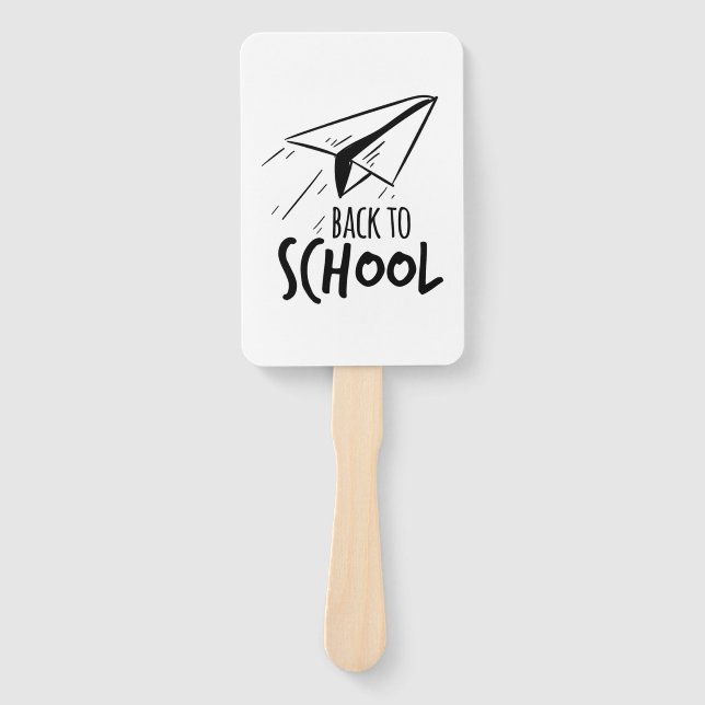 Teacher Back To School Hand Fan (Front)