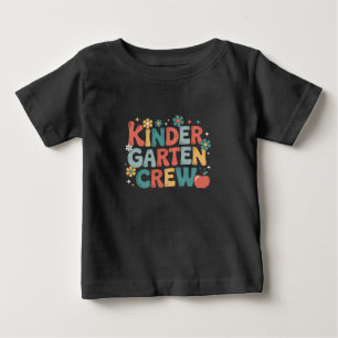 Teacher Back to School Kindergarten Crew Baby T-Shirt