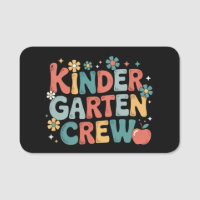 Teacher  Back to School Kindergarten Crew