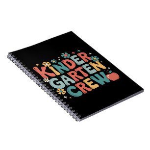 Teacher  Back to School Kindergarten Crew Notebook