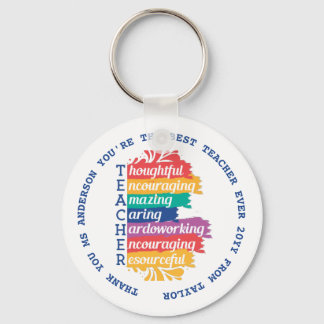 Teacher - BEST Quotes Key Ring