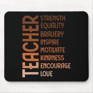 Teacher Black History Month Juneteenth Black Women Mouse Pad