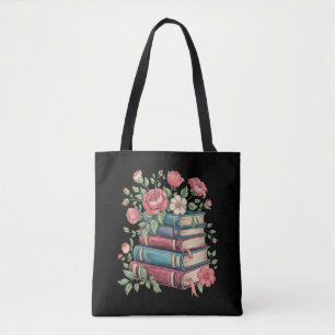 Teacher Book Lover Back to School Wildflowers Tote Bag