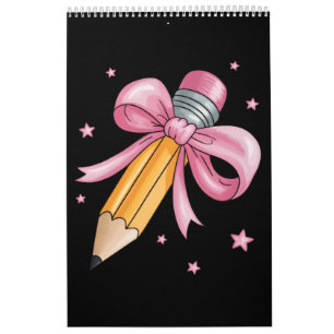 Teacher Bow Pencil Teaching Life Appreciation Gift Calendar