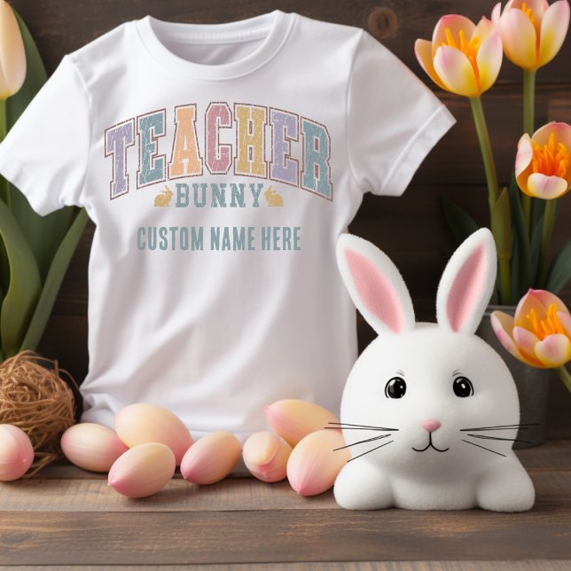 Teacher Bunny! Personalised Easter Tee (Creator Uploaded)