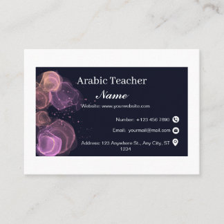 teacher business card