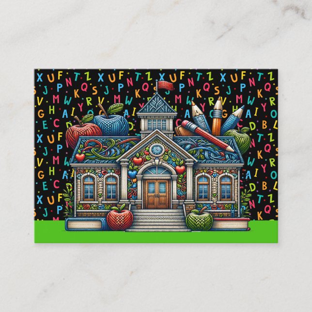 Teacher Business Card (Front)