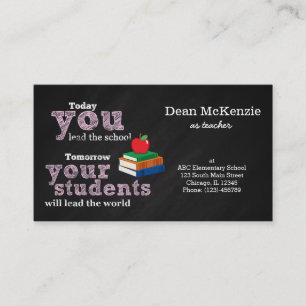 Teacher Business Card