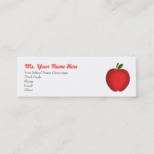 Teacher Business Card