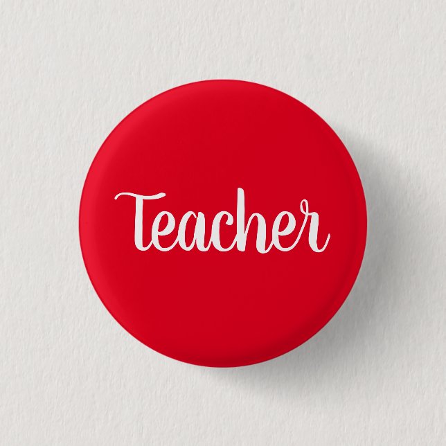 teacher Button (Front)