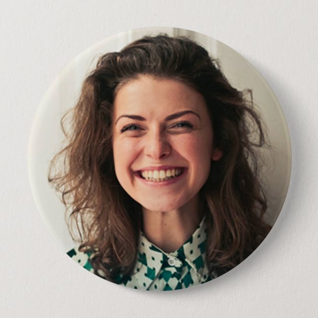 Teacher Button | Custom Photo (Front)
