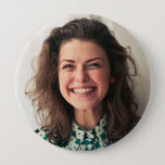 Teacher Button | Custom Photo<br><div class="desc">For teachers that are masking up this semester,  create a button of your smiling face to let your students remember your unmasked look. Need help with customisation? Email hello@christiekelly.com for free assistance.</div>