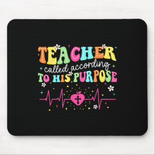 Teacher Called According To His Purpose Christian Mouse Pad