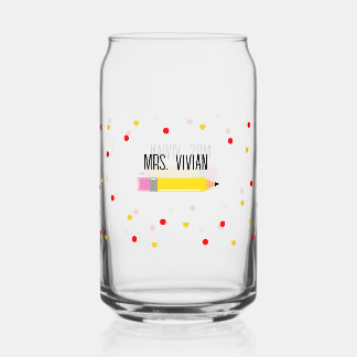 Teacher Can Glass Gift for Teacher