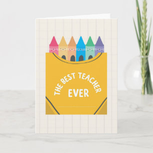 Teacher Card