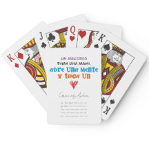 Teacher card deck and your names