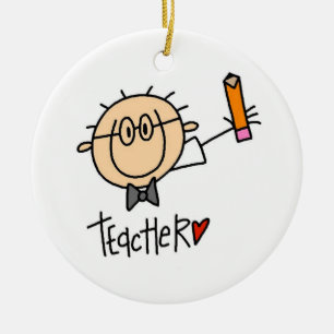 Teacher Ceramic Tree Decoration