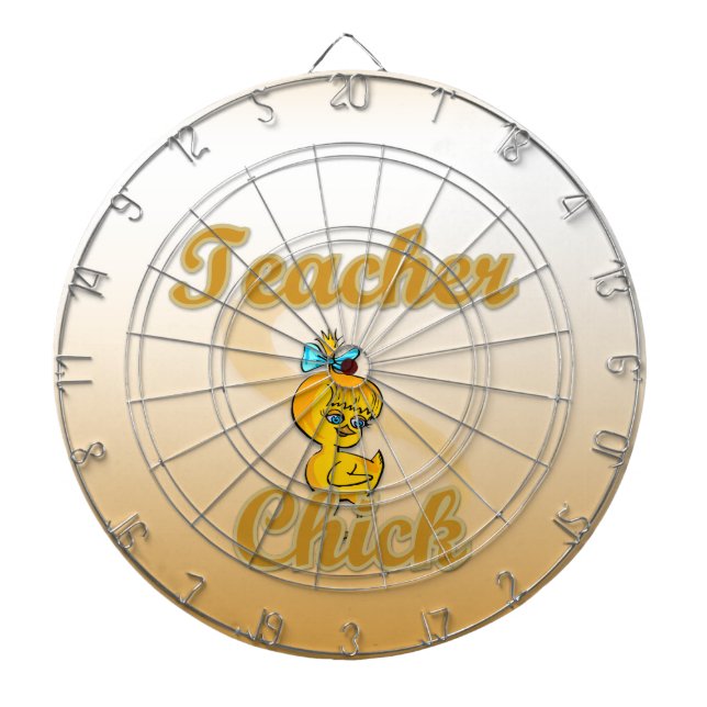 Teacher Chick Dartboard (Front)