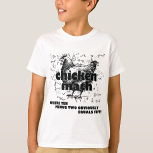 Teacher Chicken Math Mathemachicken Funny Chicken T-Shirt