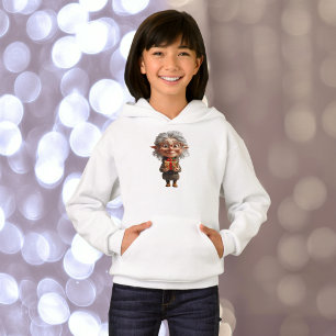 Teacher Christmas Elf Girl's Hoodie