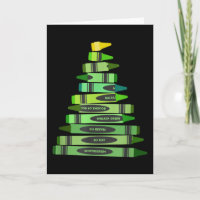 Teacher Christmas Gif Crayon Tree