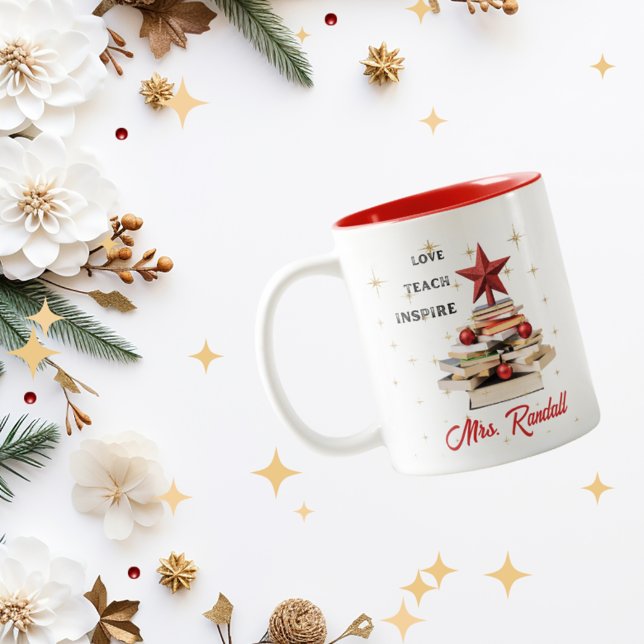 Teacher Christmas Inspirational Quote Mug (Creator Uploaded)