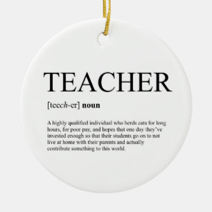 Teacher Christmas Ornament
