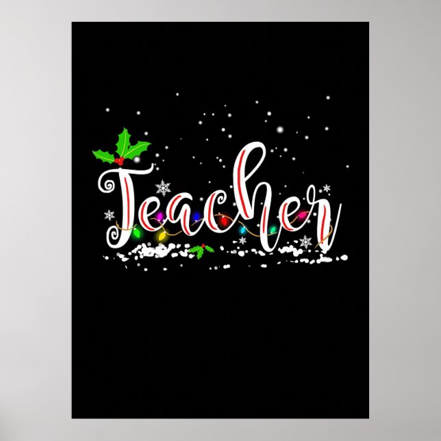 Teacher Christmas Poster (Front)