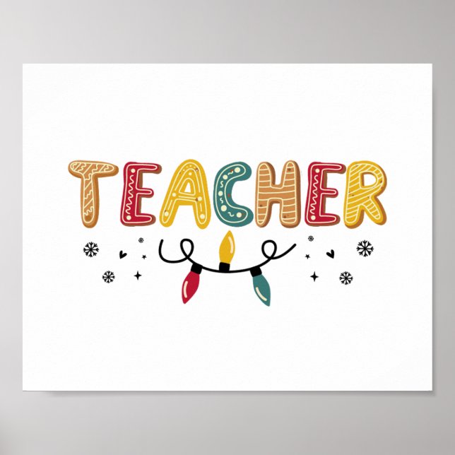 Teacher Christmas Poster (Front)