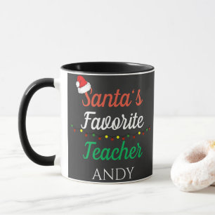 Teacher Christmas Thank You Xmas Appreciation Gift Mug