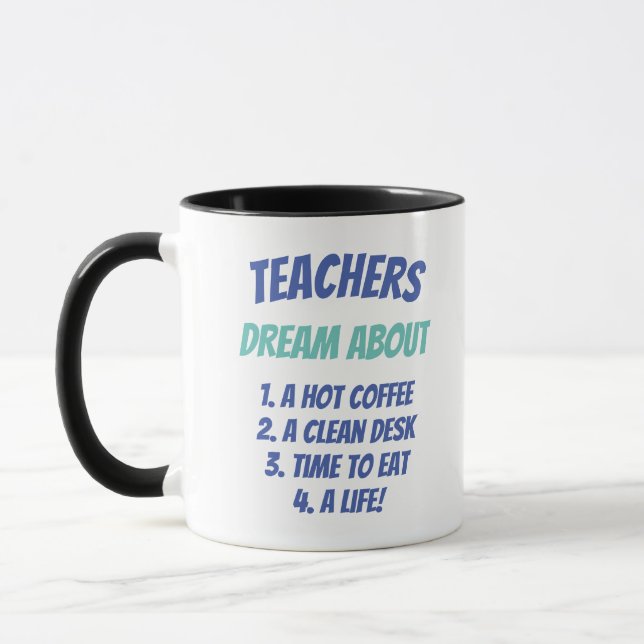 Teacher Coffee Memes Mug (Left)