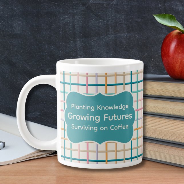 Teacher Coffee Survival Large Coffee Mug (Creator Uploaded)