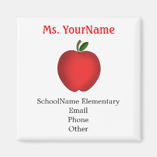 Teacher Contact Magnet