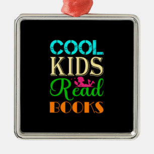 Teacher Cool Kids Read Books Metal Tree Decoration